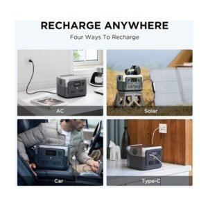 UPS EcoFlow River 2 Max – 500W/120V – ZMR610-B-US