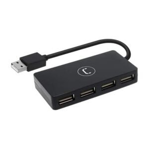 HUB UNNO TEKNO 4 Puertos USB2.0 – HB1008BK