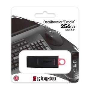 Kingston DataTraveler Exodia 256GB 3.2 – Negro / Rosa – DTX/256GB-TW-SP