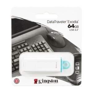 Kingston Datatraveler Exodia 64 GB USB 3.2 Blanca