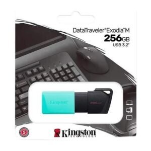 Kingston DataTraveler Exodia M 256GB 3.2 Negro/Turquesa – DTXM/256GB