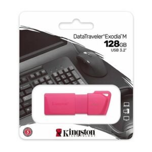 kingston datatraveler exodia 128 GB USB 3.2 Rosada