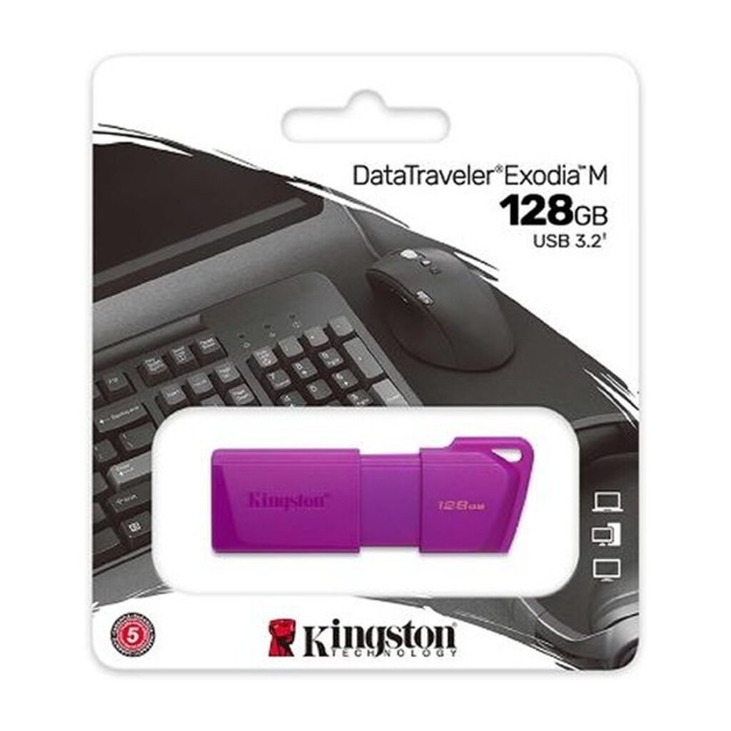 kingston datatraveler exodia 128 GB USB 3.2 Morado
