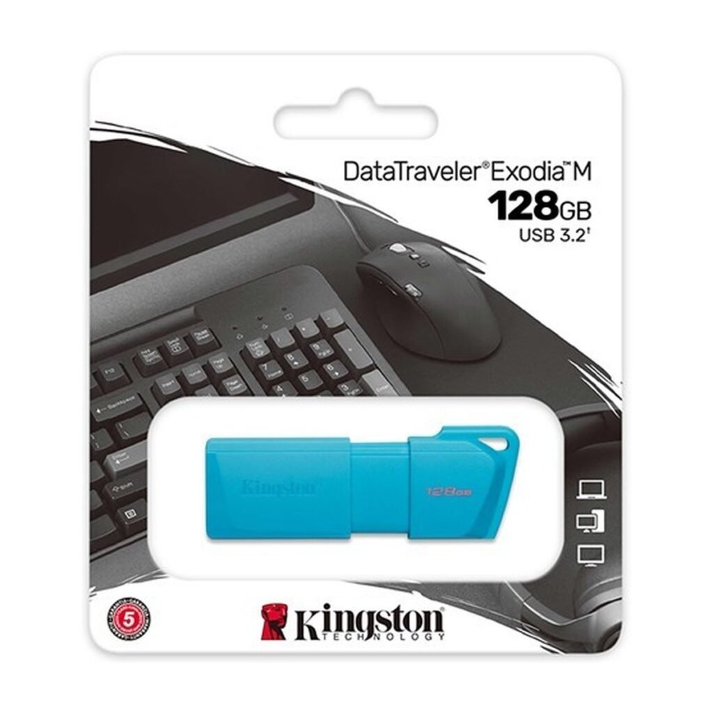 Kingston Datatraveler Exodia 128 GB USB 3.2 Celeste