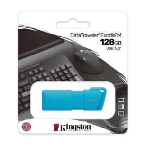 Kingston Datatraveler Exodia 128 GB USB 3.2 Celeste