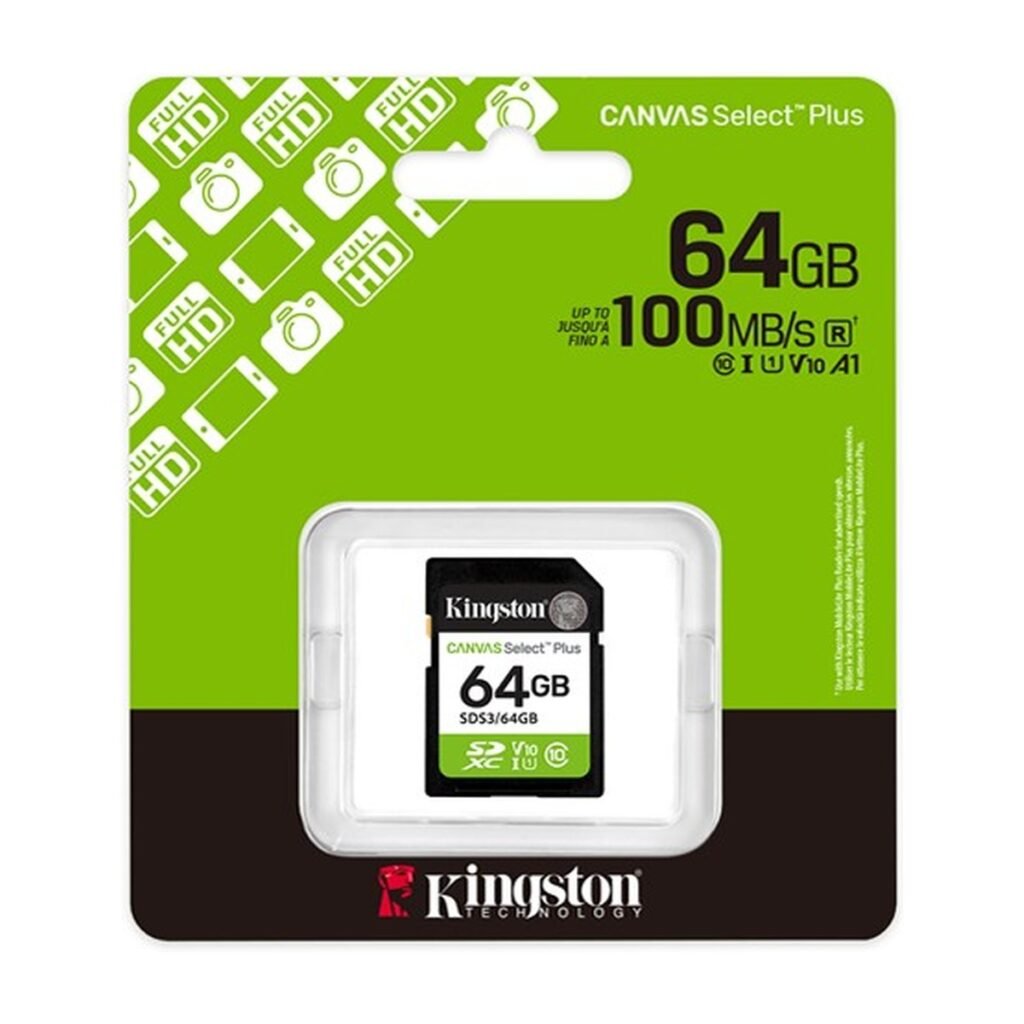 SD Kingston Canvas Select Plus 64GB – SDS3/64GB
