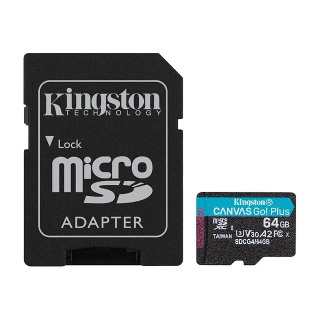 Micro SD Kingston Canvas Go Plus 64GB – SDCG4/64GB