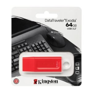 kingston Data traveler Exodia – 64GB – Roja – KC-U2G64-7GR
