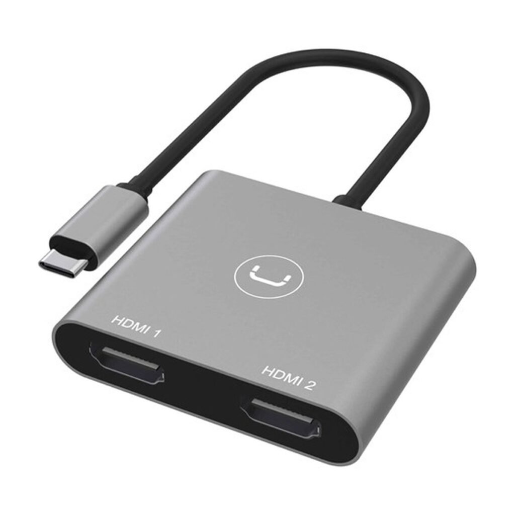 HUB UNNO TEKNO USB-C a Dual HDMI 4K – HB1103GY