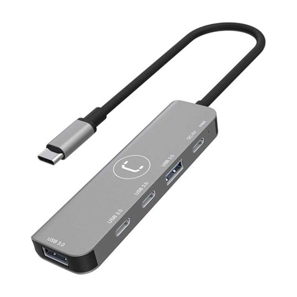 Hub Unno Tekno 4 puertos – USB C – HB1012GY