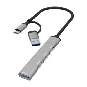 Hub Unno Tekno 2 en 1 – USB C – HB1014GY