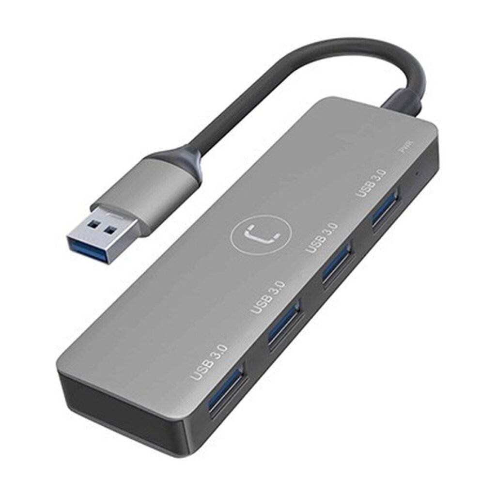 Hub Unno Tekno 4 puertos USB-A a USB-A – HB1011GY