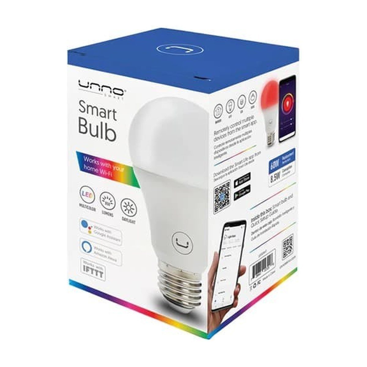 Unno Smart Bulb – Bombillo Inteligente – LB1301WT