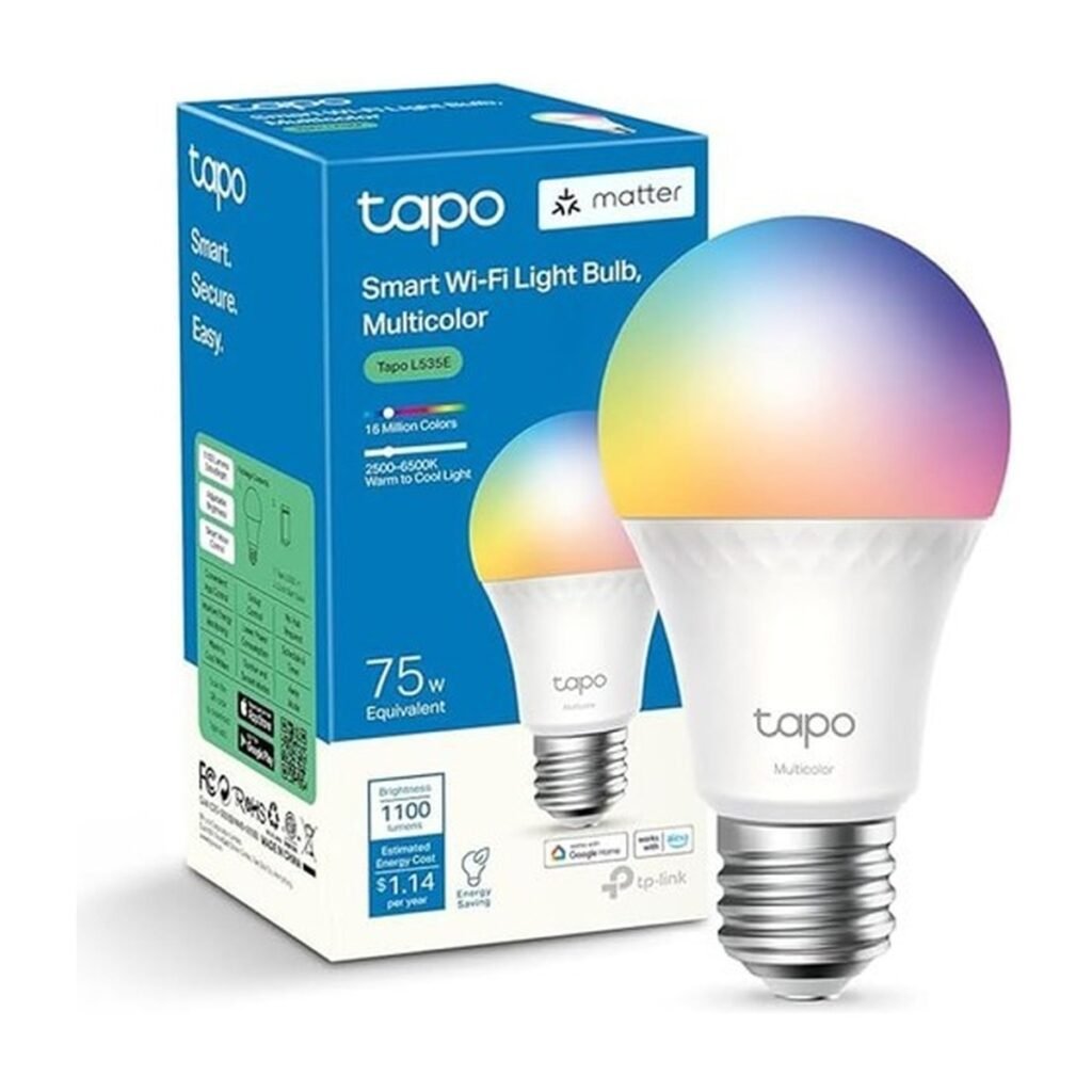 TP-Link Bombillo Inteligente Tapo Smart Wifi Multicolor – 75W