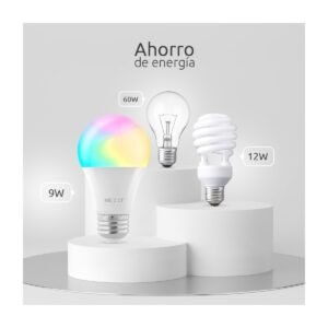 Nexxt Home Bombillo Inteligente Smart Wifi Led Color buld – Pack de 4 – NHB-C110M4PK