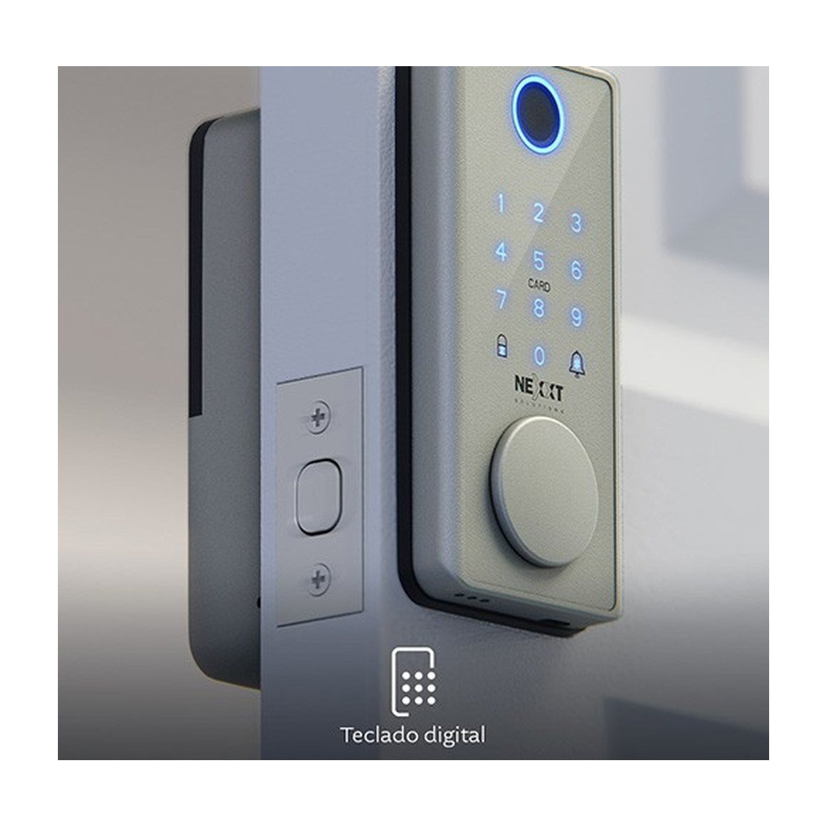 Cerradura Nexxt Smart Wifi Door Lock – Silver – NHS-D150 ST