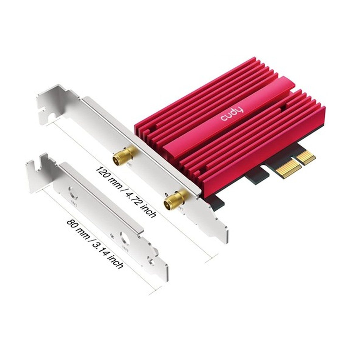 Adaptador Cudy BE9300 – Wifi – Bluetooth – PCIE – WE9300S