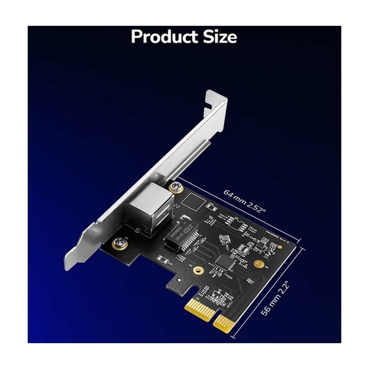 Adaptador Cudy Ethernet – PCIE – PE25