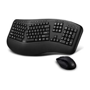 TECLADO ERGONOMICO Y MOUSE ADESSO - INALAMBRICO