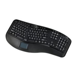TECLADO ERGONOMICO ADESSO - CON TOUCHPAD - INALAMBRICO