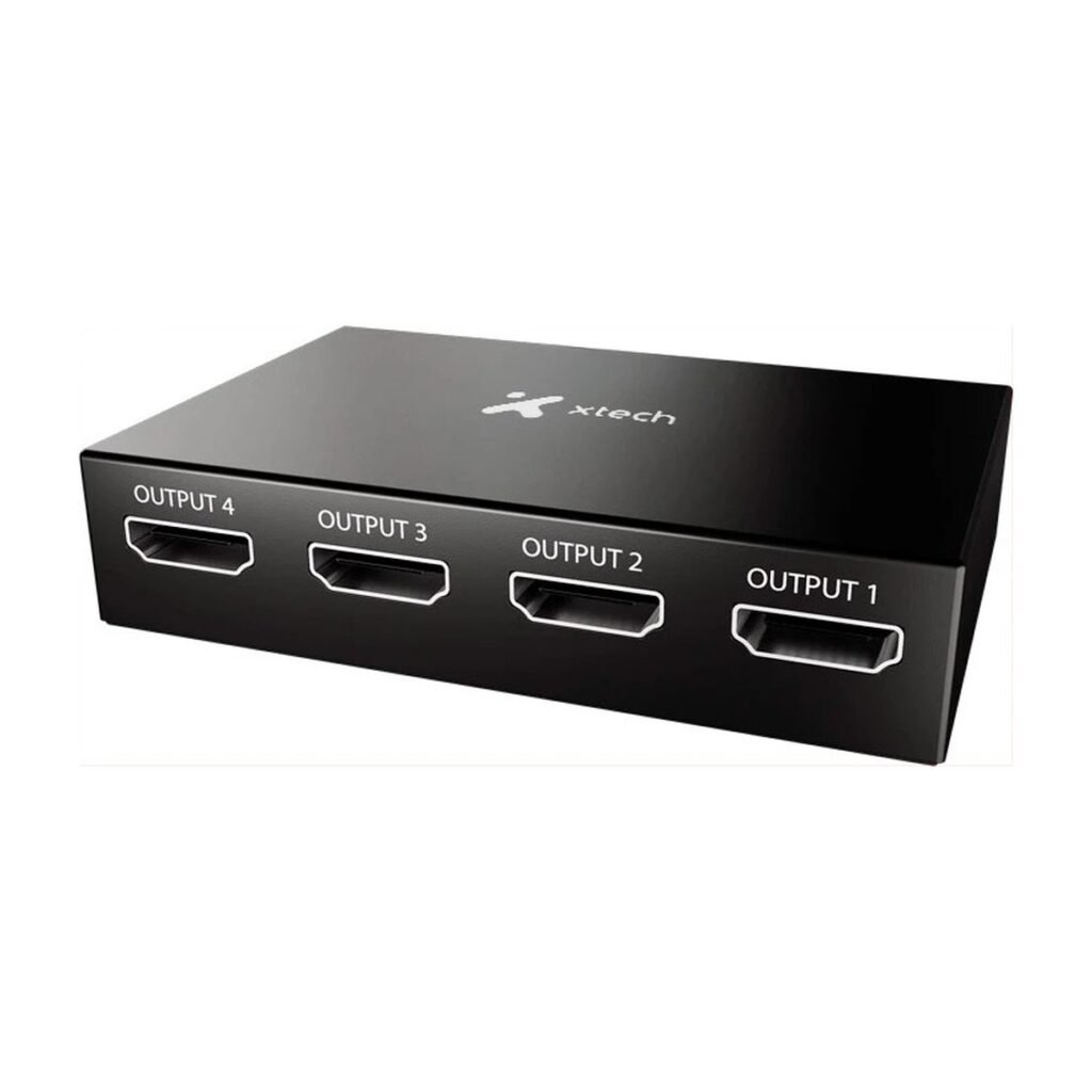 SPLITTER XTECH HDMI 4 PUERTOS 4K