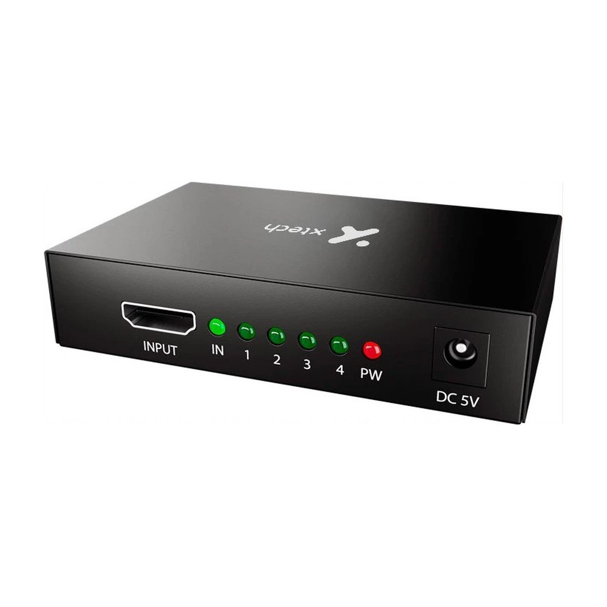 SPLITTER XTECH HDMI 4 PUERTOS 4K