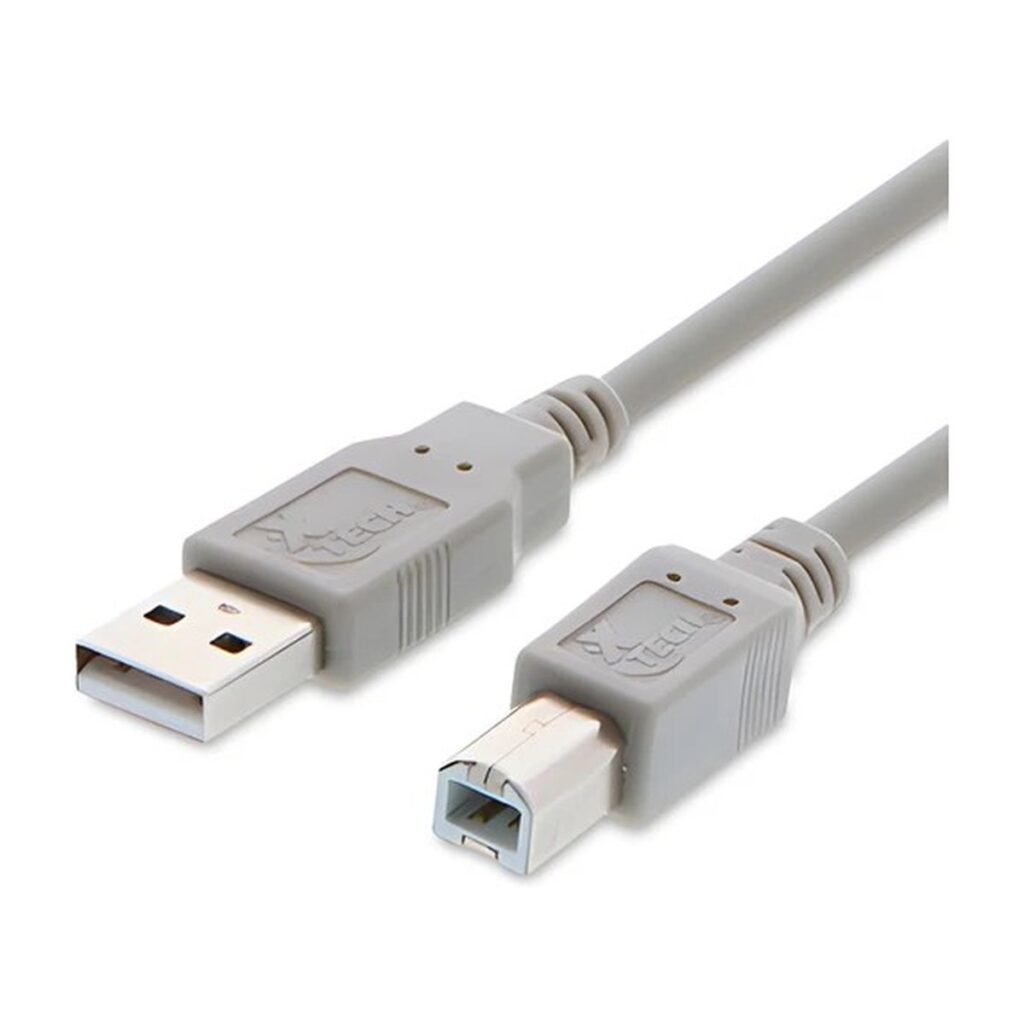 CABLE XTECH USB-A MACHO A USB-B MACHO – 1.8MTS