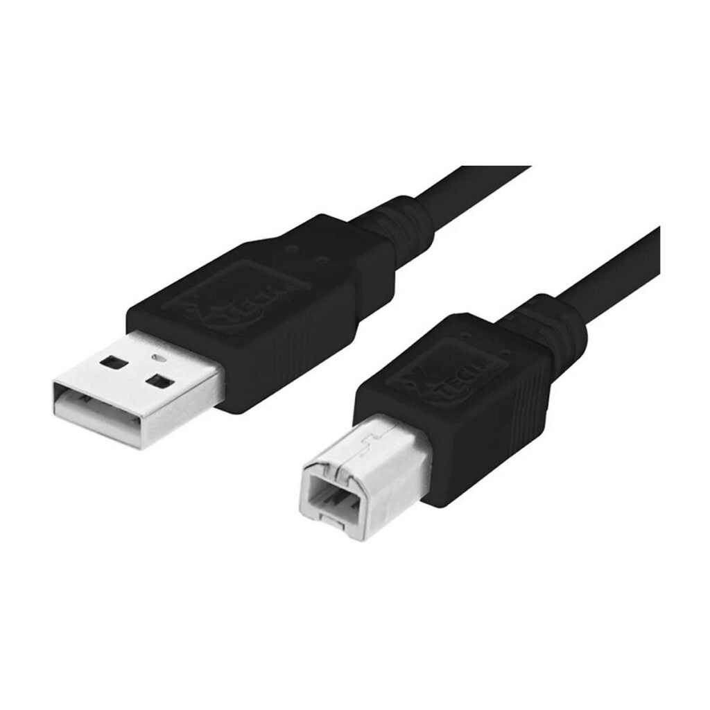 CABLE XTECH USB-A 2.0 MACHO A USB-B MACHO – 1.8MTS