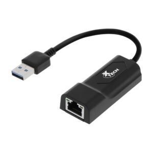 ADAPTADOR XTECH ETHERNET USB 3.0 MACHO A RJ45 HEMBRA