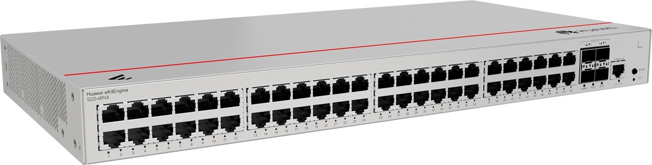 SWITCH HUAWEI EKITENGINE S220 - 10-100-1000 - 48 PUERTOS - POE+