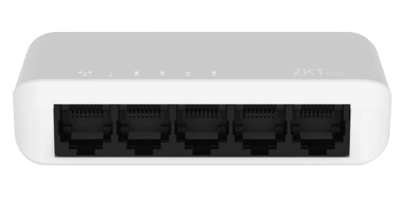 SWITCH ZKTECO 5 PUERTOS 10-100 - GIGABIT