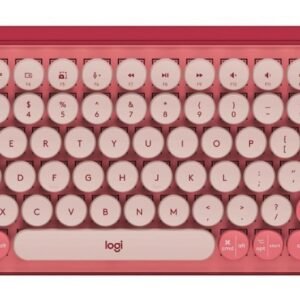 Teclado Logitech Pop Keys Mecanico - BT - Rosado - Español