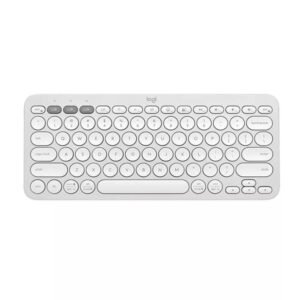 Teclado Mini Logitech Pebble Keys 2 K380s - Bluetooth - Blanco
