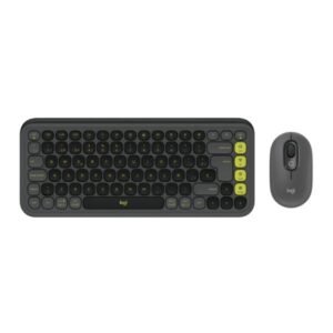 Teclado y Mouse Logitech POP - Inalambrico - Negro