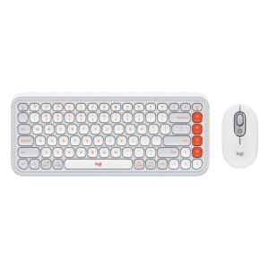 Teclado y Mouse Logitech POP - Inalambrico -Blanco