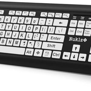 Teclado Nuklz N Magnus 325 Inalambrico - Personas Con Discapacidad
