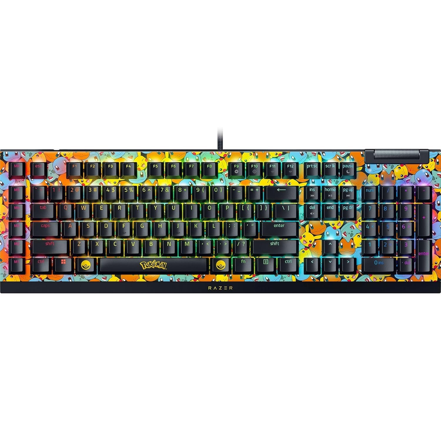 TECLADO GAMING RAZER BLACKWIDOW V4 X - POKEMON