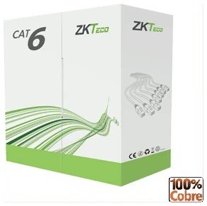 Cable UTP Zkteco Carrucha CAT6 305mts CCA (100% Cobre) – Interior