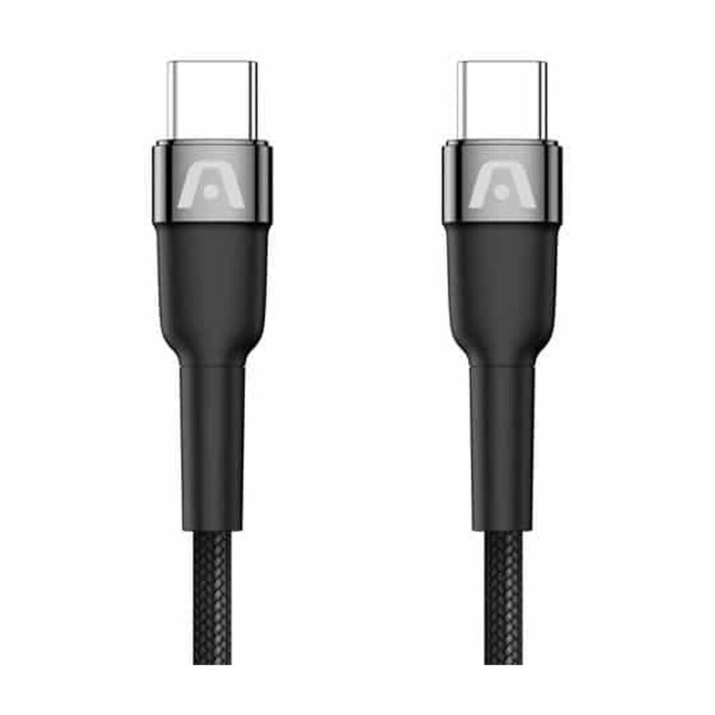 ARGOM Cable USB type C Carga rápida 65w -3m-ARG-CB-0048BK