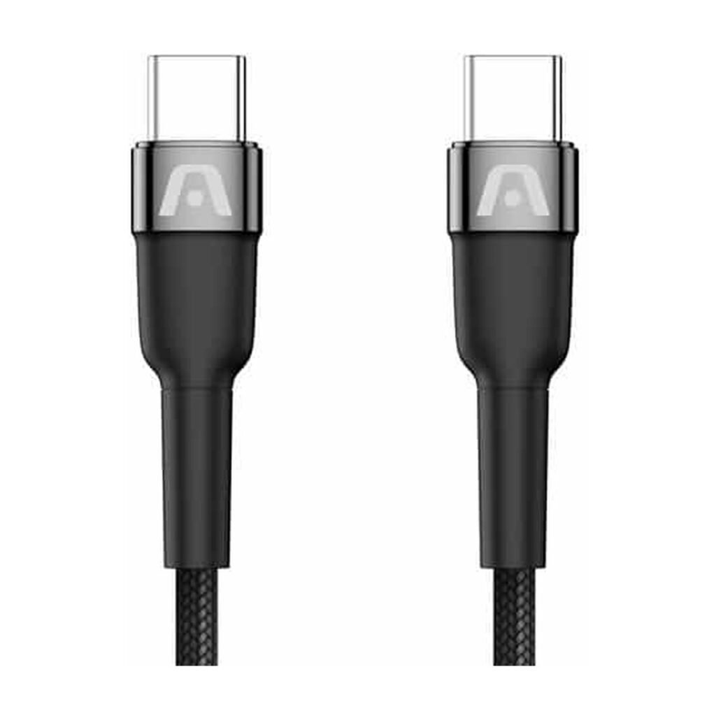 ARGOM Cable USB TYPE C CARGA RAPIDA 65W- 1.8M -ARG-CB-0047BK