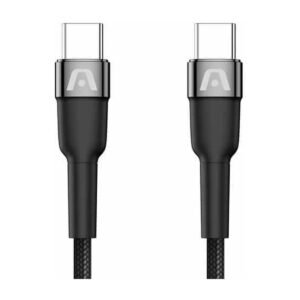 ARGOM Cable USB TYPE C CARGA RAPIDA 65W- 1.8M -ARG-CB-0047BK