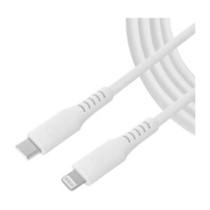 Unno Tekno Cable USB-C a Lightning – Ultra Charge – Blanco – 1.5m