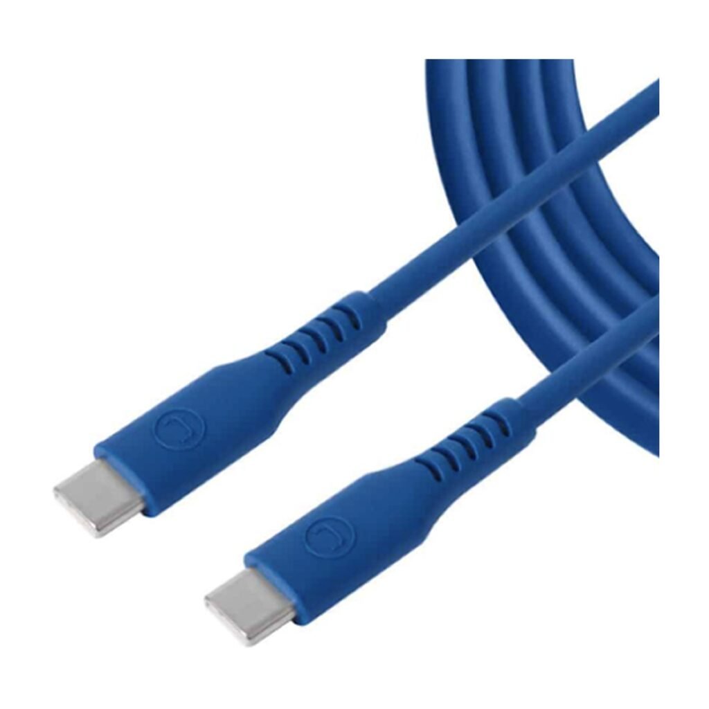 Unno Tekno Cable USB-C a USB-C – Ultra Charge – Azul – 1.5m