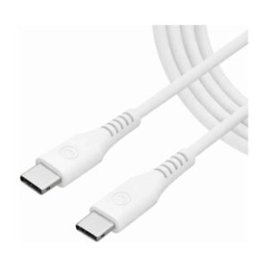 Unno Tekno Cable USB-C a USB-C – Ultra Charge – Blanco – 1.5m