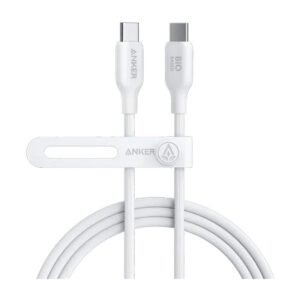 Cable Anker 544 240W USB-C a USB-C – Blanco – A80F1H31