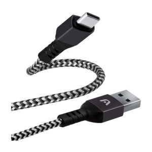 Cable Argom Tipo C a USB 2.0 Nylon – 1.8M – ARG-CB-0025BK