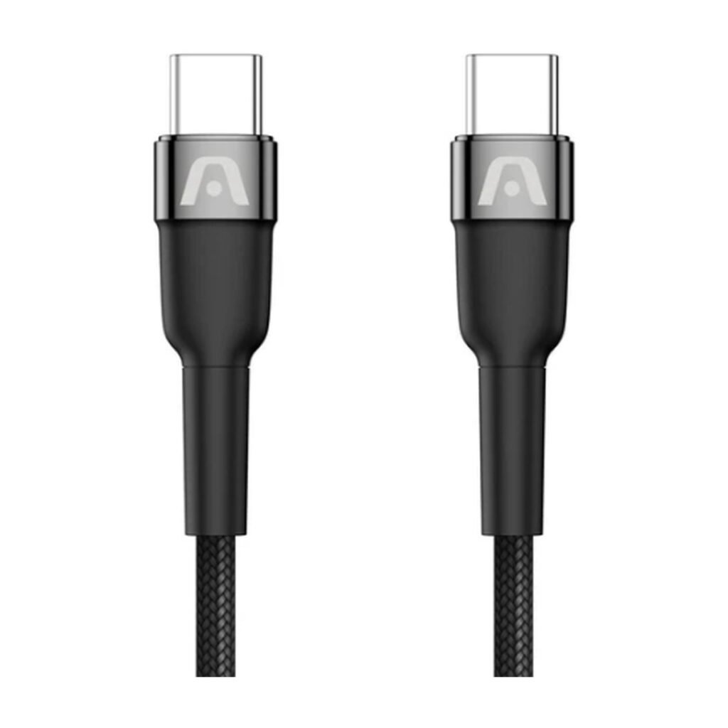 Argom Cable Dura Speed 240W PD Fast Charce & Sync Cable – Tipo C a Tipo C – 1.8M – Negro – ARG-CB-0073BK