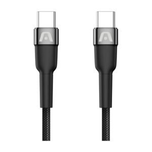 Cable Argom Dura Speed 240W Ultra Fast Charce & Sync Cable – Tipo C a Tipo C – 3M – Negro – ARG-CB-0074BK