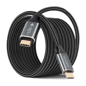 Argom Dura Max 100W PD Fast Charce & Sync Cable – Tipo C a Tipo C – 1.8M 4K – Negro – ARG-CB-1401BK