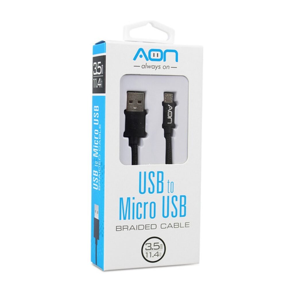 Cable AON USB A Micro USB 2M – AO-CB-3004